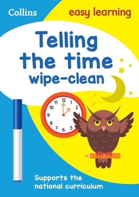 Telling the Time Wipe Clean Activity Book - Ideal for Home Learning