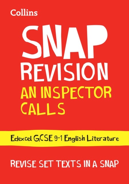 Bilde av An Inspector Calls: Edexcel Gcse 9-1 English Literature Text Guide Av Collins Gcse