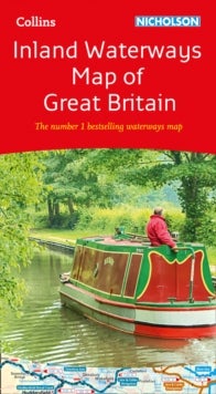 Bilde av Collins Nicholson Inland Waterways Map Of Great Britain Av Collins Maps