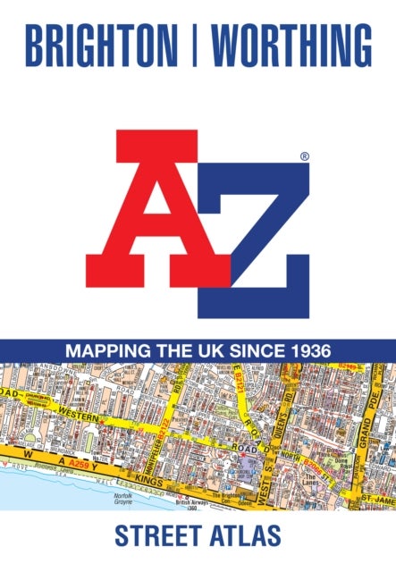 Bilde av Brighton And Worthing A-z Street Atlas Av A-z Maps