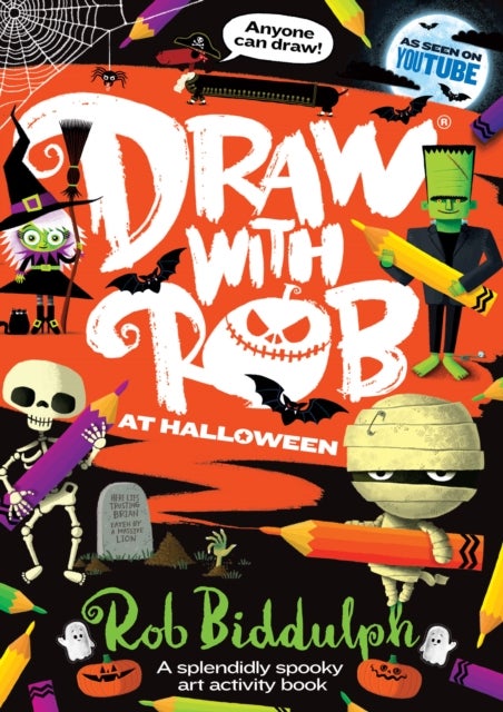 Bilde av Draw With Rob At Halloween Av Rob Biddulph