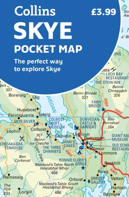 Bilde av Skye Pocket Map Av Collins Maps