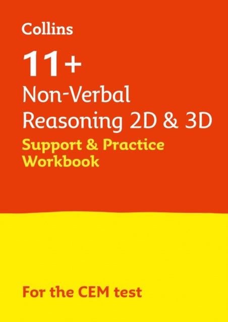 Bilde av 11+ Non-verbal Reasoning 2d And 3d Support And Practice Workbook Av Collins 11+, Teachitright