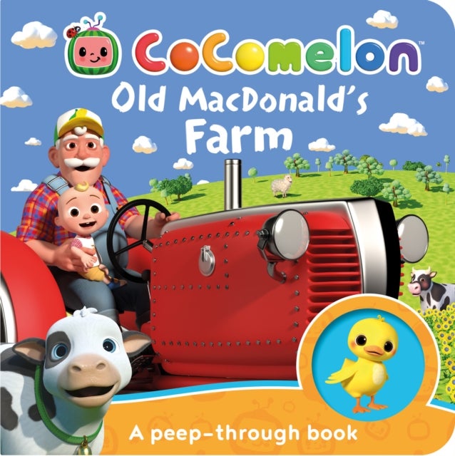 Bilde av Official Cocomelon: Old Macdonald&#039;s Farm: A Peep-through Book Av Cocomelon