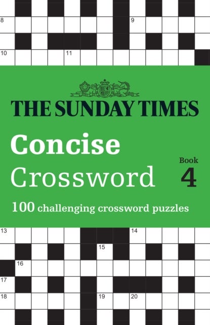 Bilde av The Sunday Times Concise Crossword Book 4 Av The Times Mind Games, Peter Biddlecombe
