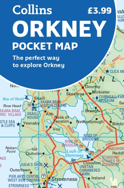 Bilde av Orkney Pocket Map Av Collins Maps