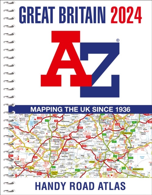 Bilde av Great Britain A-z Handy Road Atlas 2024 (a5 Spiral) Av A¿z Maps