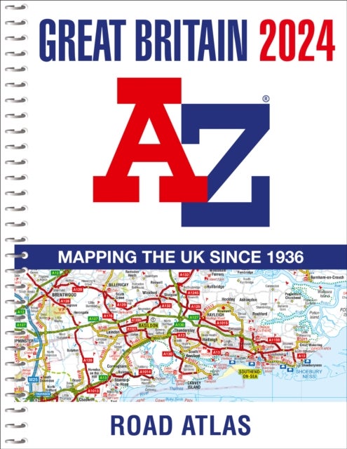 Bilde av Great Britain A-z Road Atlas 2024 (a4 Spiral) Av A¿z Maps