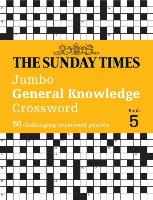 Bilde av The Sunday Times Jumbo General Knowledge Crossword Book 5 Av The Times Mind Games, Peter Biddlecombe