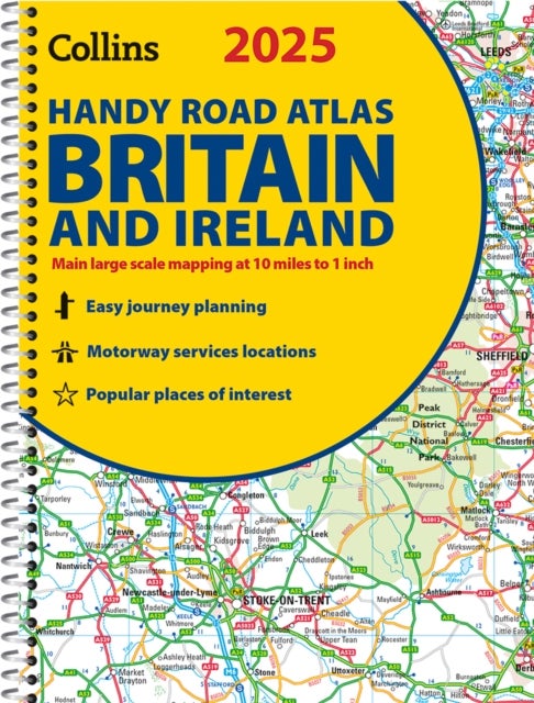 Bilde av 2025 Collins Handy Road Atlas Britain And Ireland Av Collins Maps