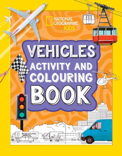 Bilde av Vehicles Activity And Colouring Book Av National Geographic Kids