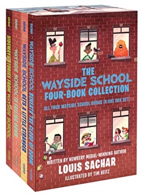 The Wayside School 4-Book Box Set - Sideways Stories from Wayside School, Wayside School Is Falling Down, Wayside School Gets a Little S