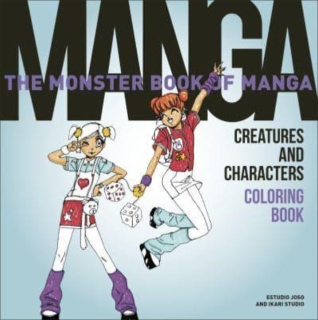 Bilde av The Monster Book Of Manga Creatures And Characters Coloring Book Av Estudio Joso, Ikari Studio