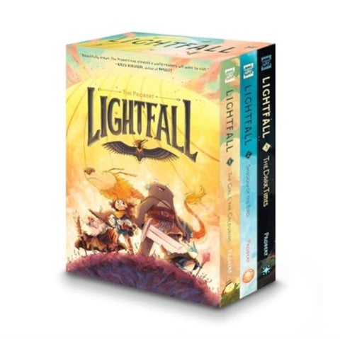 Lightfall 3-Book Box Set - A Graphic Novel Collection: Shadow of the Bird, The Dark Times, The Girl & the Galdurian