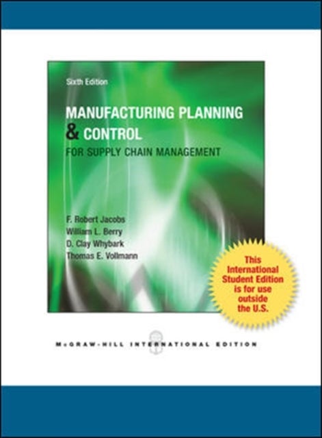 Bilde av Manufacturing Planning And Control For Supply Chain Management Av F. Robert Jacobs, William Iii Berry, Thomas Vollmann