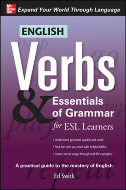 Bilde av English Verbs &amp; Essentials Of Grammar For Esl Learners Av Ed Swick