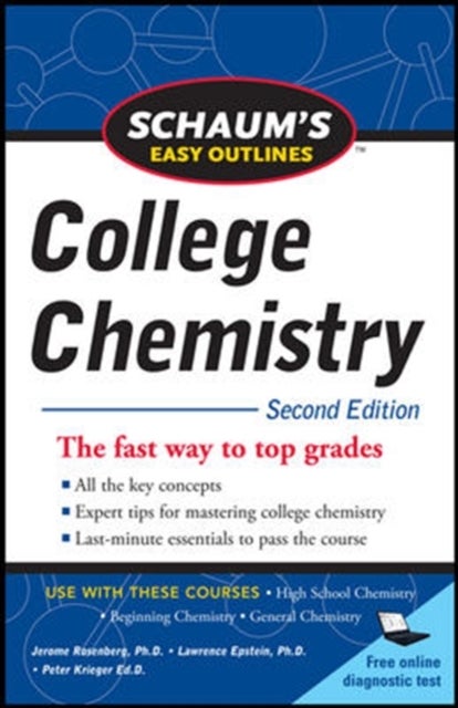 Bilde av Schaum&#039;s Easy Outlines Of College Chemistry, Second Edition Av Jerome Rosenberg, Lawrence Epstein, Peter Krieger