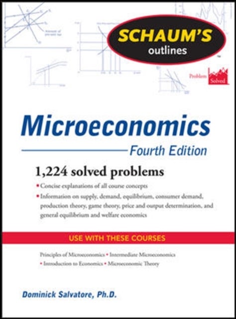 Bilde av Schaum&#039;s Outline Of Microeconomics, Fourth Edition Av Dominick Salvatore