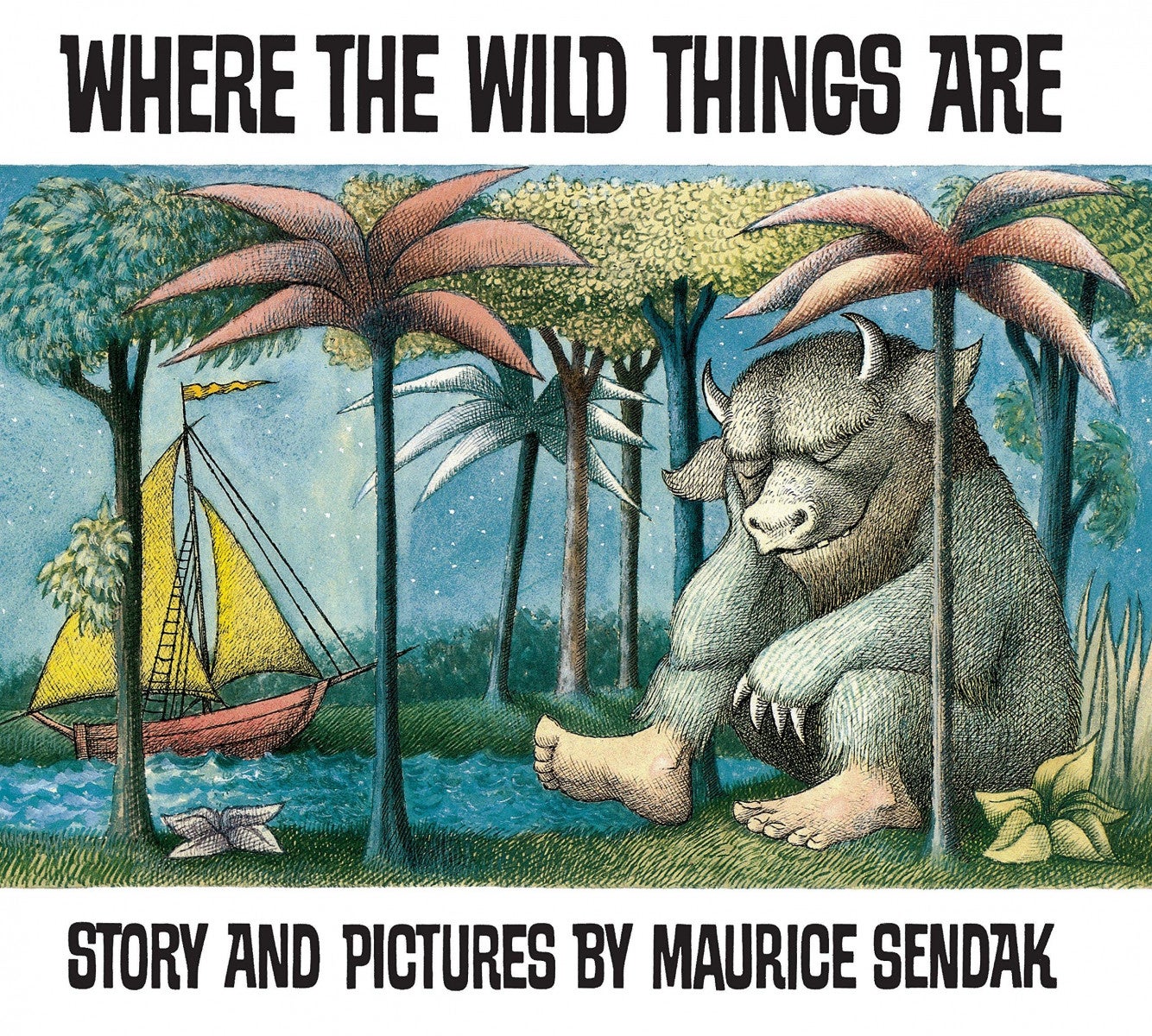 Where The Wild Things Are av Maurice Sendak Til huttetuenes land/Where  the wild things are-serien (Pocket) Norli Bokhandel