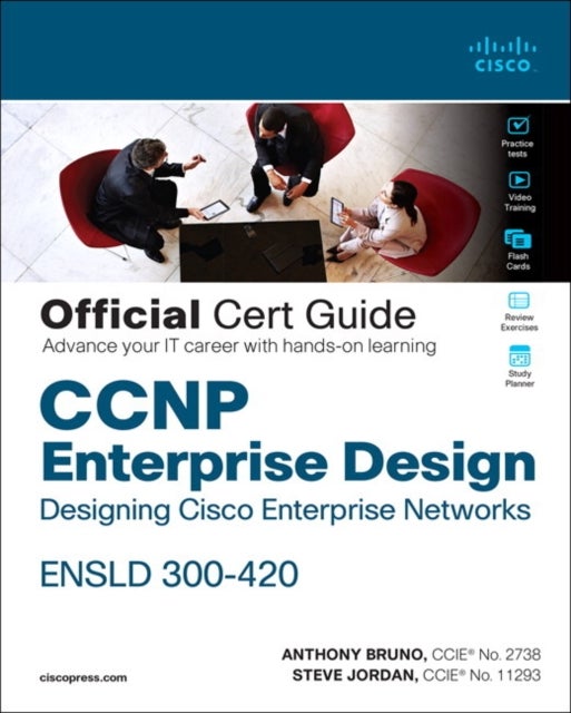 Bilde av Ccnp Enterprise Design Ensld 300-420 Official Cert Guide Av Anthony Bruno, Steve Jordan