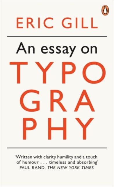 Bilde av An Essay On Typography Av Eric Gill
