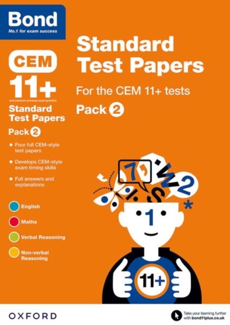 Bond 11+: CEM: Standard Test Papers: Ready for the 2024 exam - Pack 2