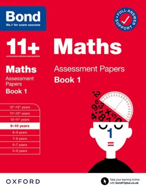 Bilde av Bond 11+: Bond 11+ Maths Assessment Papers 9-10 Yrs Book 1: For 11+ Gl Assessment And Entrance Exams
