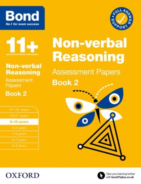 Bilde av Bond 11+ Non-verbal Reasoning Assessment Papers 9-10 Years Book 2: For 11+ Gl Assessment And Entranc Av Bond 11+