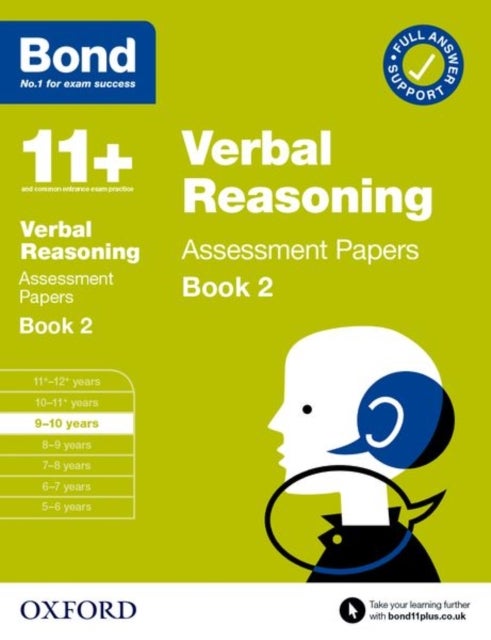 Bilde av Bond 11+ Verbal Reasoning Assessment Papers 9-10 Years Book 2: For 11+ Gl Assessment And Entrance Ex