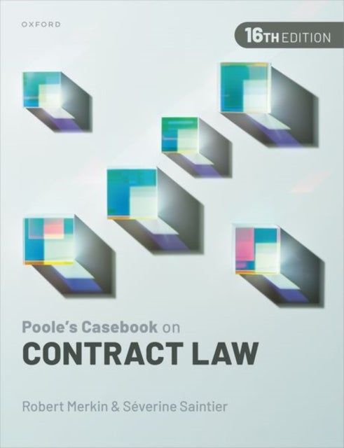 Bilde av Poole&#039;s Casebook On Contract Law Av Robert (professor Of Law University Of Reading And Professor Of Law Emeritus University Of Exeter) Merkin Kc,