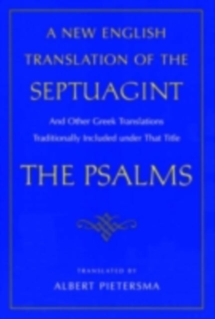 Bilde av A New English Translation Of The Septuagint Av Albert Pietersma, Benjamin G. Wright