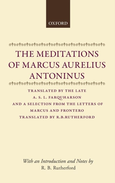 Bilde av The Meditations Of Marcus Aurelius Antoninus Av Oxford Editor