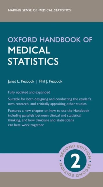 Bilde av Oxford Handbook Of Medical Statistics Av Janet L. (professor Of Epidemiology And Biomedical Data Science Professor Of Epidemiology And Biomedical Data