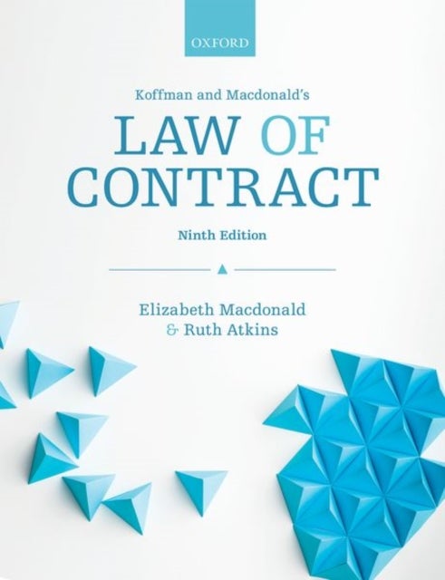 Bilde av Koffman &amp; Macdonald&#039;s Law Of Contract Av Elizabeth (professor Of Law Professor Macdonald