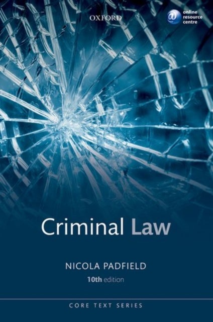 Bilde av Criminal Law Av Nicola (bencher Of The Middle Temple Padfield, Fitzwilliam College University Of Cambridge) Reader In Criminal And Penal Justice At Th