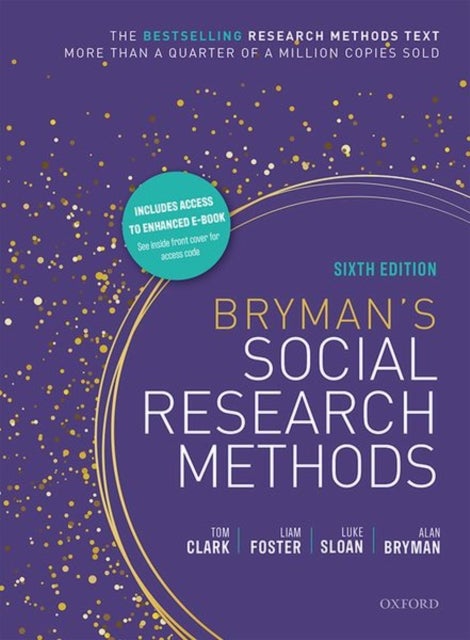Bilde av Bryman&#039;s Social Research Methods Av Tom (lecturer In Research Methods Lecturer Clark