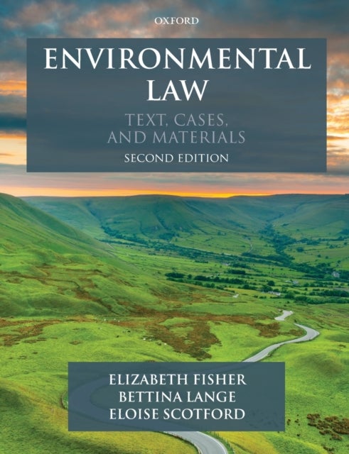 Bilde av Environmental Law Av Elizabeth (professor Of Environmental Law Professor Of Environmental Law Corpus Christi College University Of Oxford) Fisher, Bet