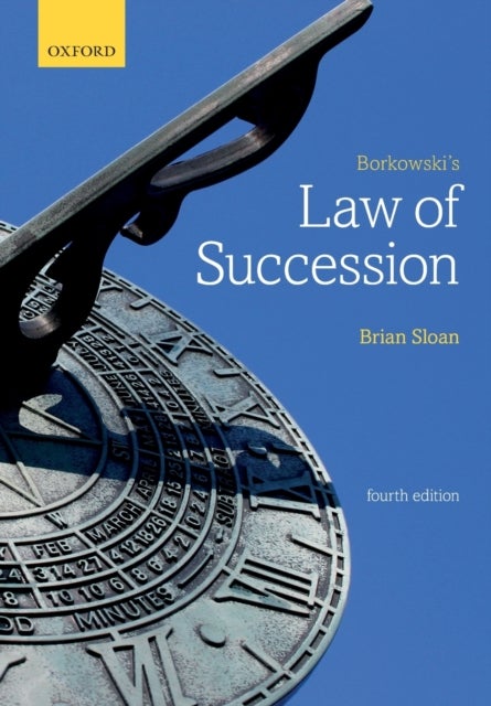 Bilde av Borkowski&#039;s Law Of Succession Av Brian (college Lecturer In Law Robinson College University Of Cambridge) Sloan