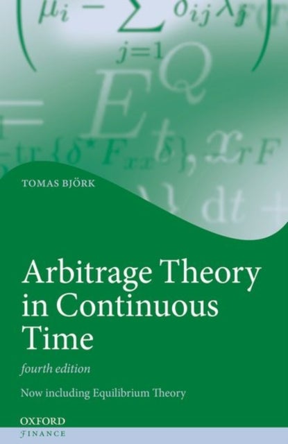 Bilde av Arbitrage Theory In Continuous Time Av Tomas (professor Of Mathematical Finance Bjoerk