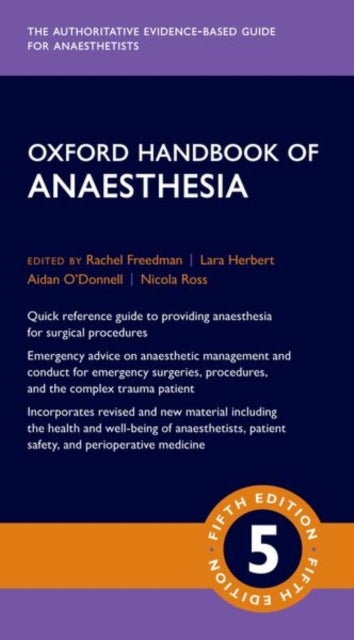 Bilde av Oxford Handbook Of Anaesthesia