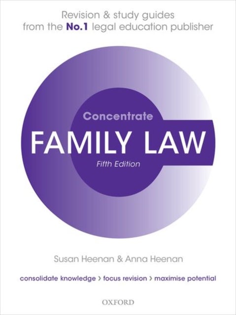 Bilde av Family Law Concentrate Av Susan (visiting Fellow University Of The West Of England) Heenan, Anna (consultant Family Law Practice And Lecturer In Law C