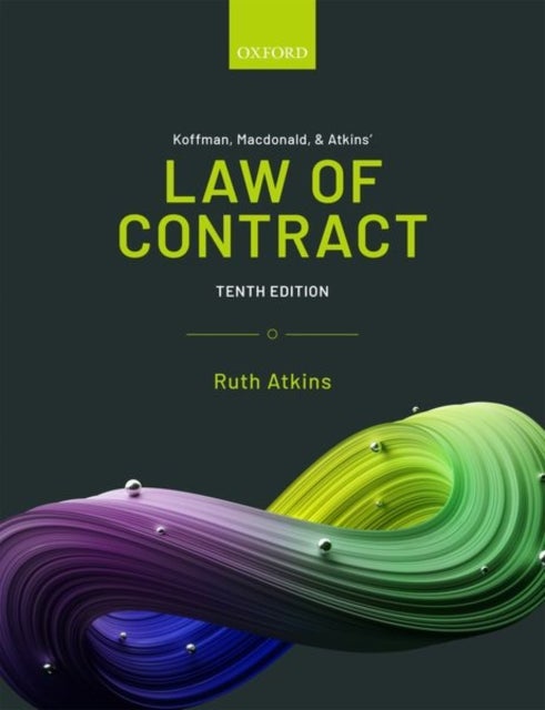 Bilde av Koffman, Macdonald &amp; Atkins&#039; Law Of Contract Av Ruth (senior Lecturer In Law Swansea Univ Atkins