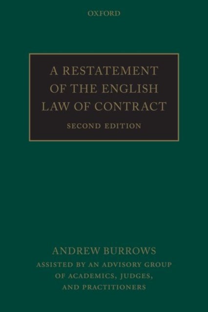 A Restatement of the English Law of Contract