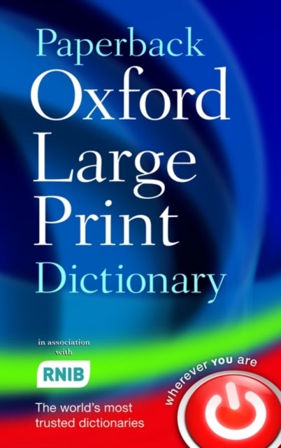 Bilde av Paperback Oxford Large Print Dictionary Av Oxford Languages