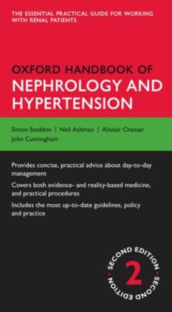 Bilde av Oxford Handbook Of Nephrology And Hypertension Av Simon (consultant Nephrologist Consultant Nephrologist Guy&#039;s And St Thomas&#039; Hospitals Lond