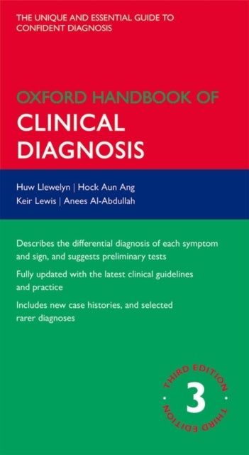 Bilde av Oxford Handbook Of Clinical Diagnosis Av Huw (formerly Consultant Physician Llewelyn, Formerly Consultant Physician Honorary Departmental Fellow, King