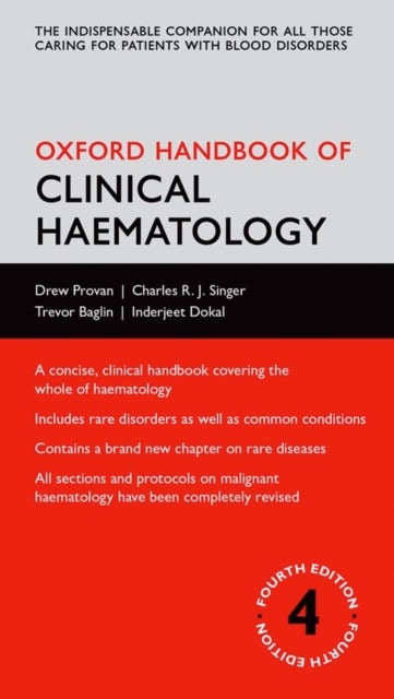 Bilde av Oxford Handbook Of Clinical Haematology Av Drew (reader In Haematology Reader In Haematology Barts &amp; The London School Of Medicine Queen Mary Univ