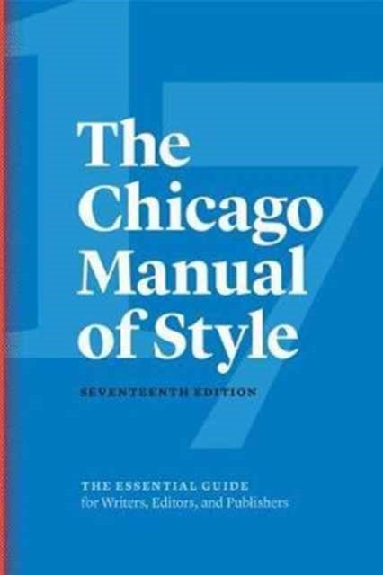 Bilde av The Chicago Manual Of Style, 17th Edition Av The University Of Chicago Press Editorial Staff