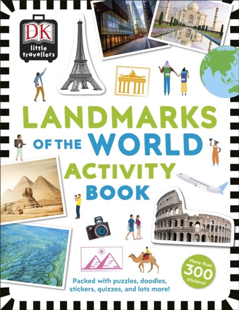 Little Travellers Landmarks of the World - Packed with puzzles, doodles, stickers, quizzes, and lots more