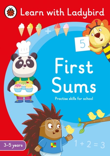 First Sums: A Learn with Ladybird Activity Book 3-5 years - Ideal for home learning (EYFS)